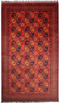 Tapete afegão - Kunduz - 300 x 199 cm - vermelho – product image