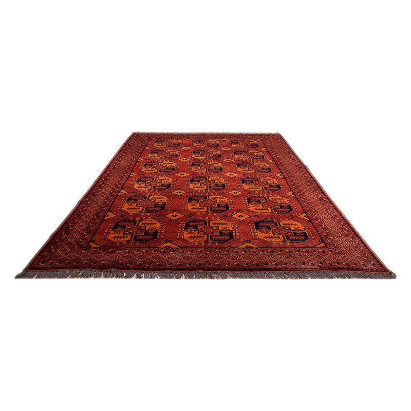 Tapete afegão - Kunduz - 300 x 199 cm - vermelho