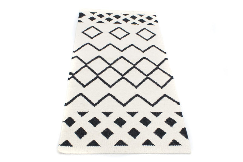 Kilim moderno Tapete 132x63cm - Tapete de lã