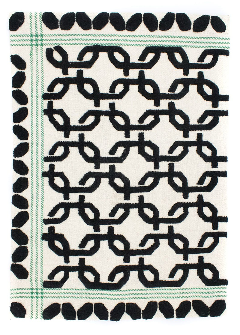 Tapete de lã 132x95cm - Tapete de lã