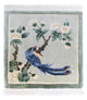 Seda chinesa Tapete 31x31cm - Tapete Oriental