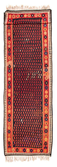 Corredor Tapete Kelim - Antigo - 450 x 120 cm - azul escuro – product image