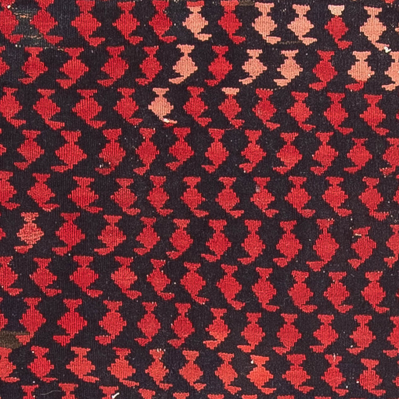 Corredor Tapete Kelim - Antigo - 450 x 120 cm - azul escuro