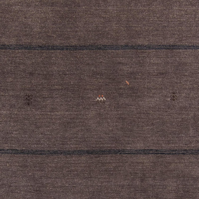 Tapete Gabbeh - Loribaft Softy - 244 x 173 cm - castanho escuro
