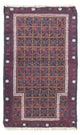 Tapete Baluch - 137 x 84 cm - castanho