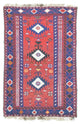 Tapete Baluch - 128 x 77 cm - vermelho