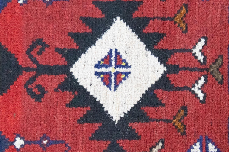 Tapete Baluch - 128 x 77 cm - vermelho