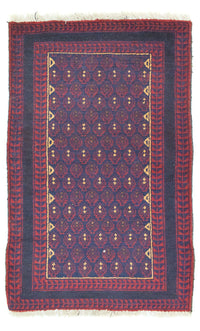 Tapete Baluch - 131 x 81 cm - azul – product image