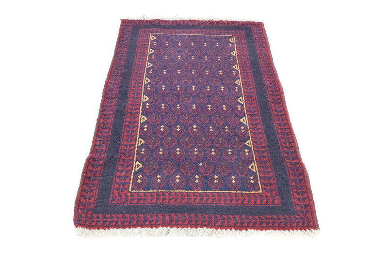 Tapete Baluch - 131 x 81 cm - azul