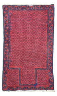 Tapete Baluch - 129 x 75 cm - vermelho – product image