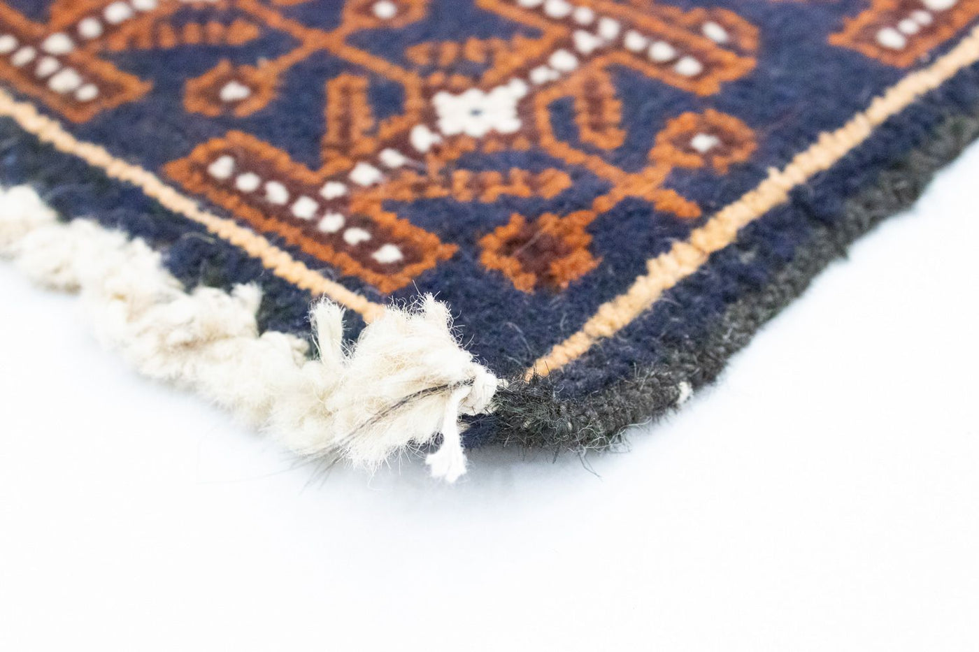 Tapete Baluch - 132 x 85 cm - castanho