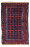 Tapete Baluch 84x137cm - Tapete Oriental - Rectangular / Azul / 84 x 137 cm Rectangular