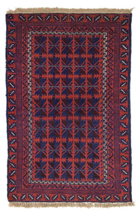 Tapete Baluch - 137 x 84 cm - azul – product image
