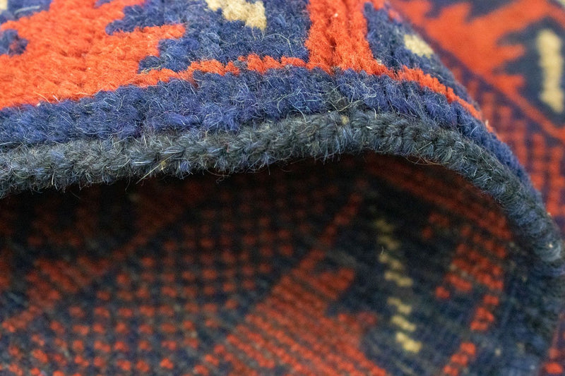 Tapete Baluch - 137 x 84 cm - azul