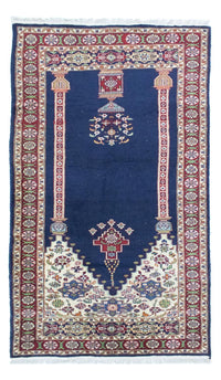 Tapete turquaman - 167 x 100 cm - azul – product image