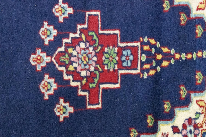 Tapete turquaman - 167 x 100 cm - azul