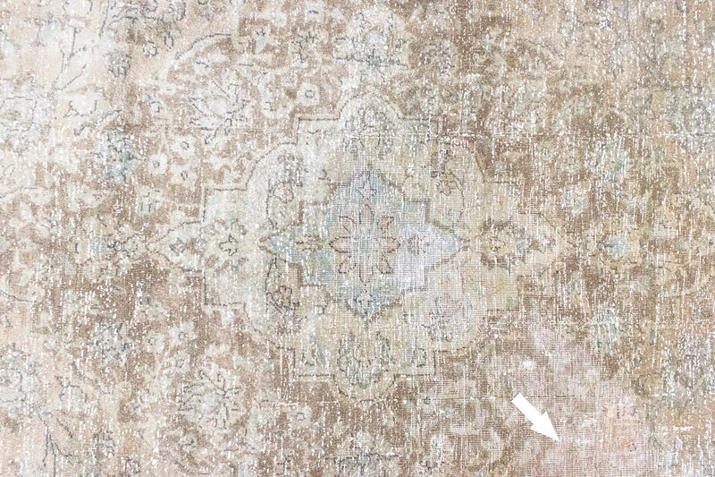 Tapete persa - Keshan - 398 x 258 cm - multicolorido