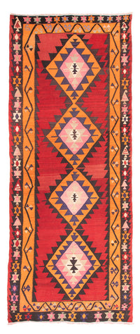 Corredor Tapete Kelim - Antigo - 390 x 150 cm - vermelho – product image