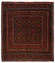Tapete Kelim - Oriental - 139 x 118 cm - castanho