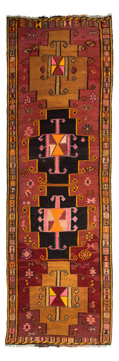 Kilim antigo Tapete 130x375cm
