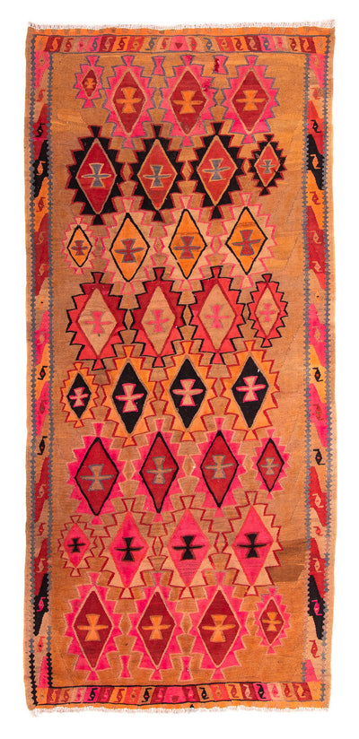 Kilim antigo Tapete 145x308cm