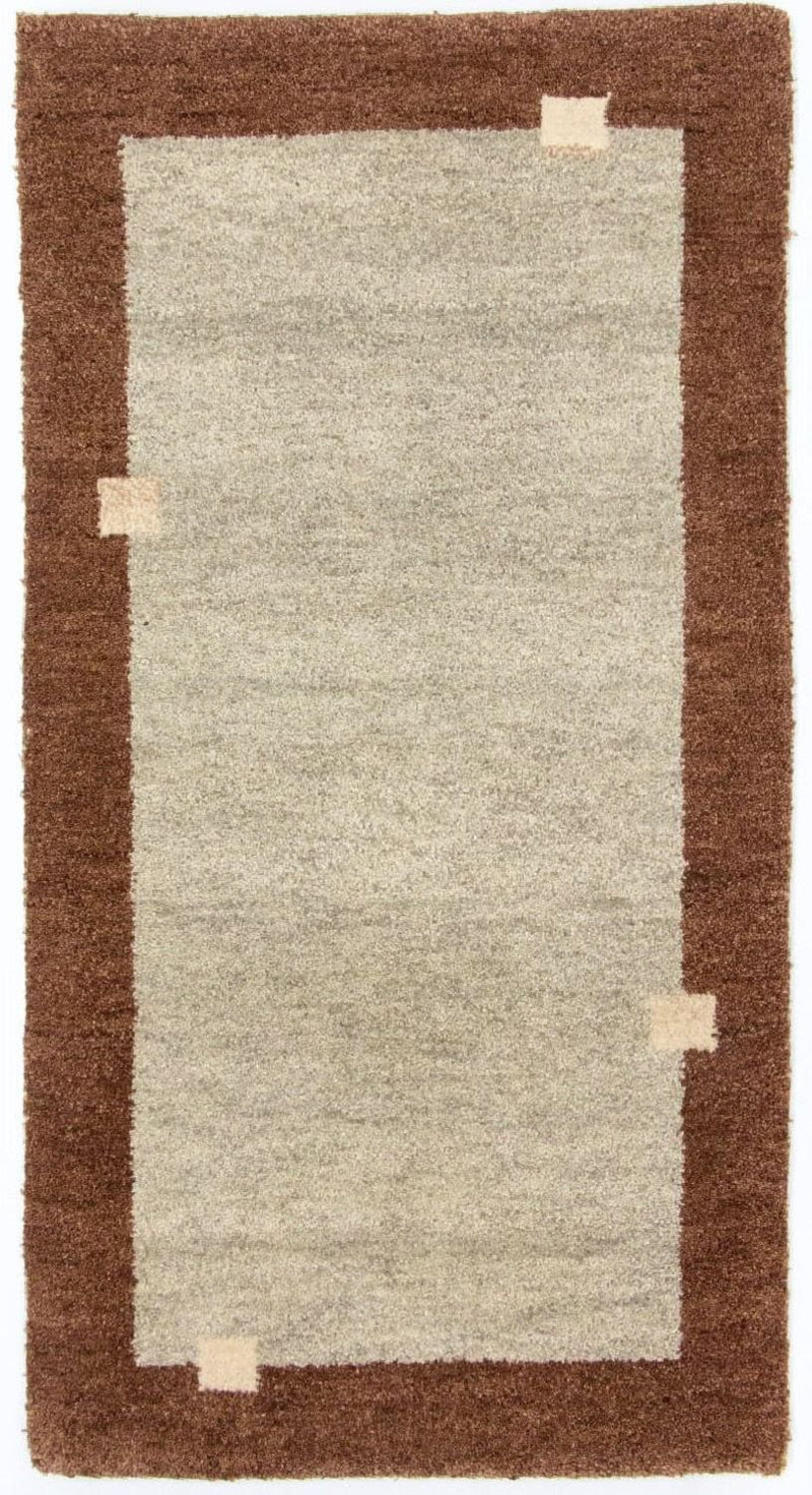Tapete Gabbeh - Indus - 135 x 72 cm - bege