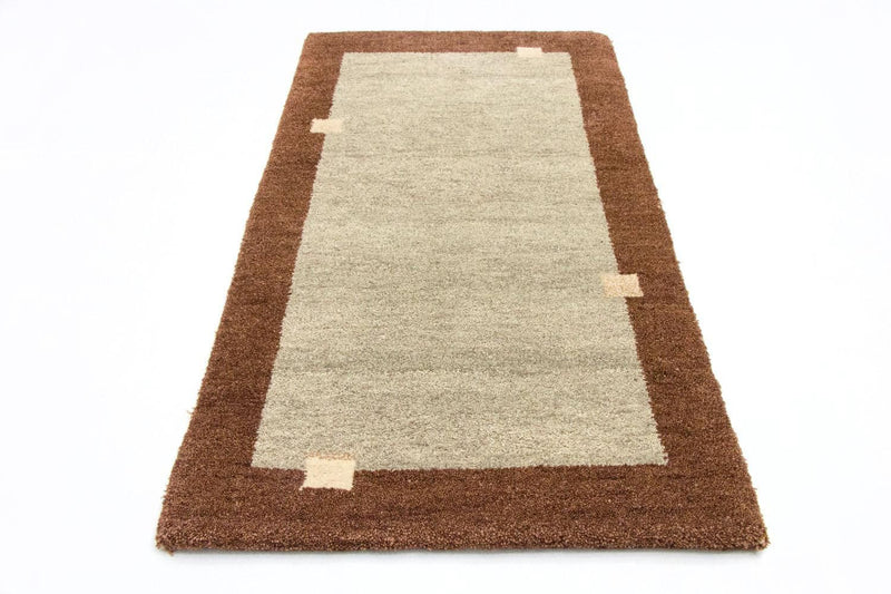 Tapete Gabbeh - Indus - 135 x 72 cm - bege