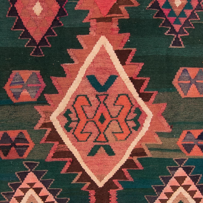 Tapete Kelim - Antigo - 310 x 175 cm - multicolorido
