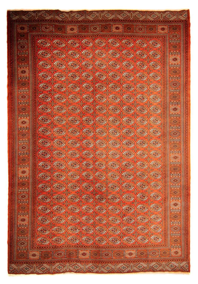 Tapete turquaman - 333 x 260 cm - vermelho escuro