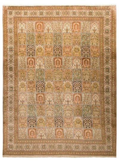 Seda da Caxemira Tapete 240x328cm - Tapete Oriental