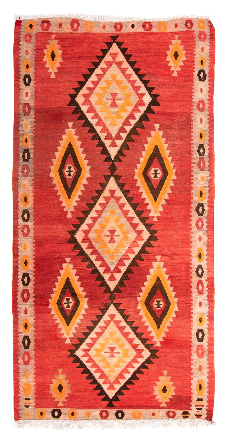 Kilim antigo Tapete 142x283cm