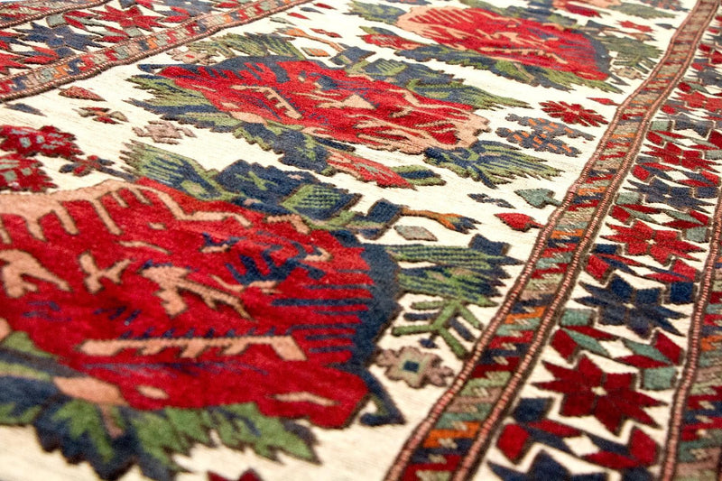 Kilim afegão Tapete 370x82cm