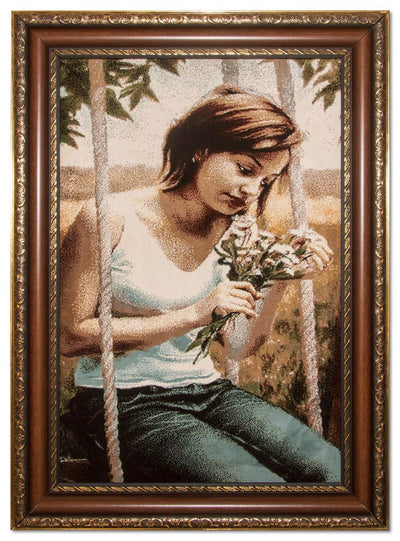 Tapete de retrato 60x85cm - Tapete Oriental