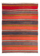 Tapete Kelim - Antigo - 195 x 150 cm - multicolorido