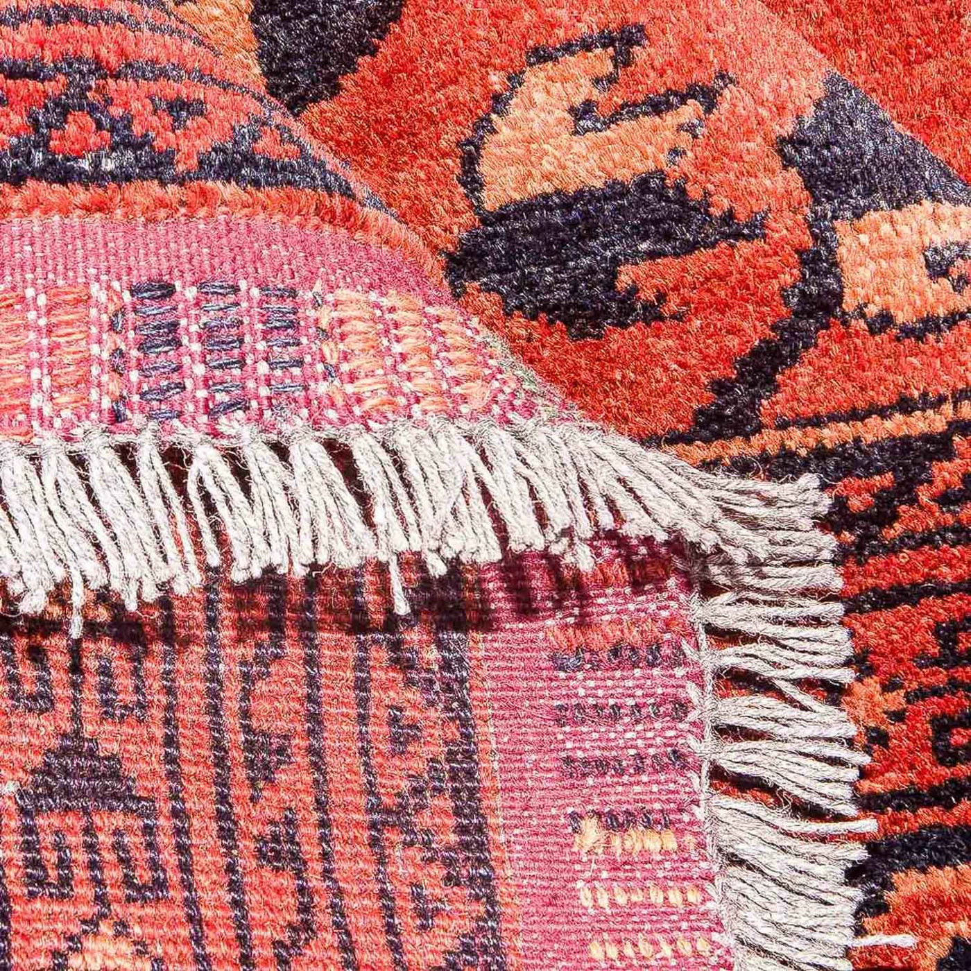 Tapete afegão - Kunduz - 275 x 216 cm - vermelho