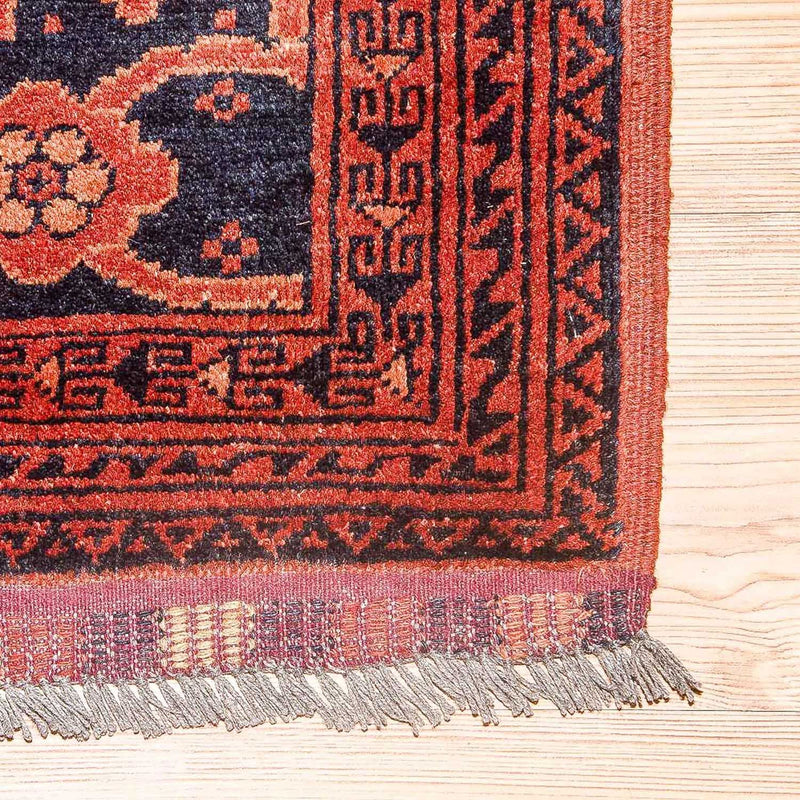 Tapete afegão - Kunduz - 275 x 216 cm - vermelho