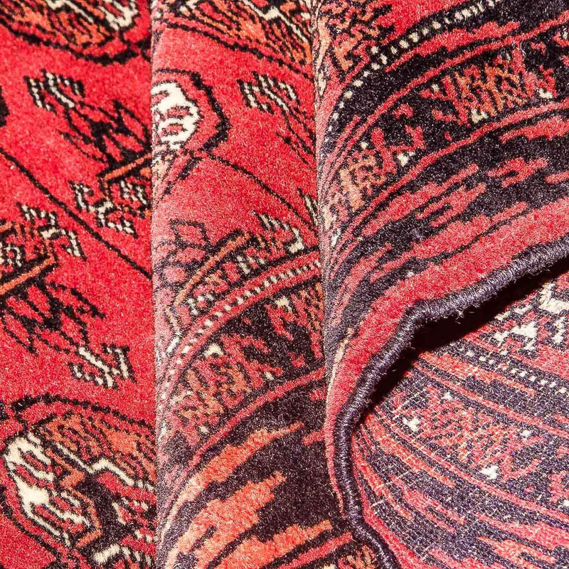 Tapete afegão - Bukhara - 164 x 120 cm - vermelho