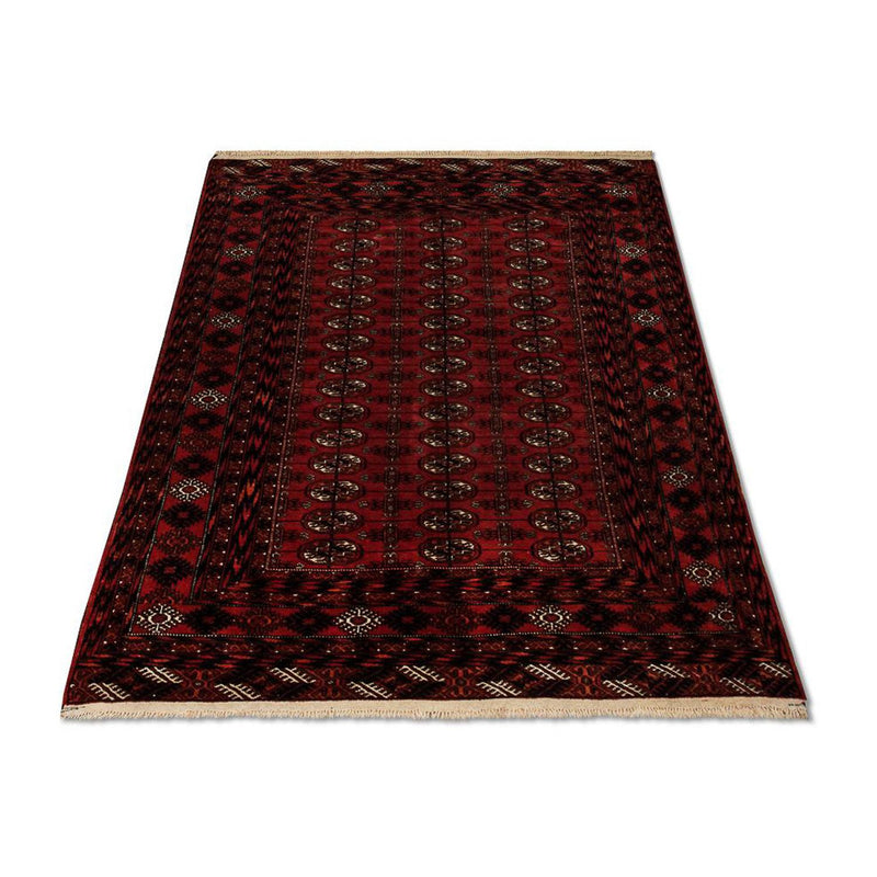 Tapete afegão - Bukhara - 164 x 120 cm - vermelho