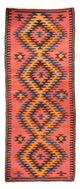 Kilim antigo Tapete 400x140cm