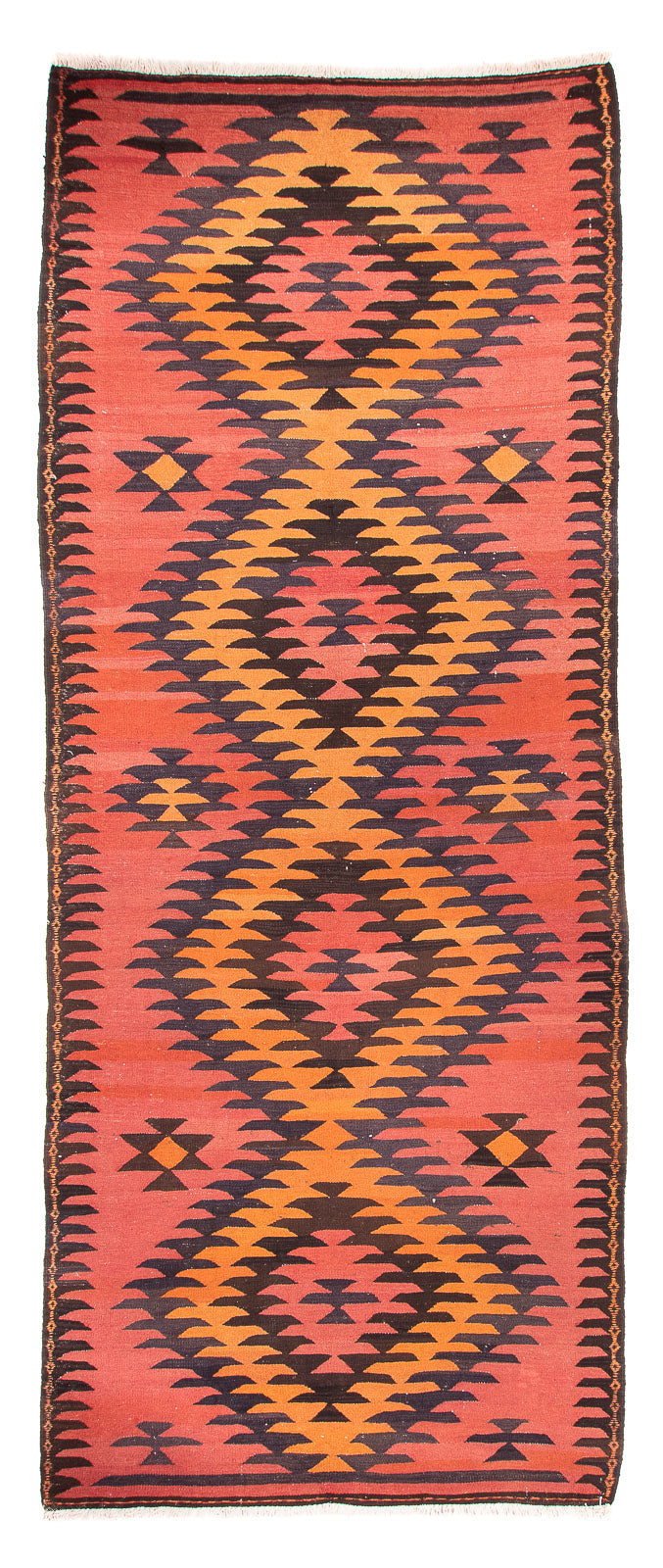 Kilim antigo Tapete 400x140cm