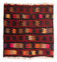 Kilim antigo Tapete 90x85cm