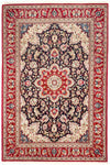Qom Tapete 170x243cm - Tapete persa - Rectangular / Azul escuro / 170 x 243 cm Rectangular