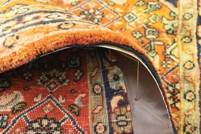 Tapete Persa - Bijar - 85 x 75 cm - laranja