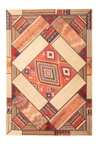 Tapete de trabalho em patchwork 160x230cm - Perserteppich Wollteppich