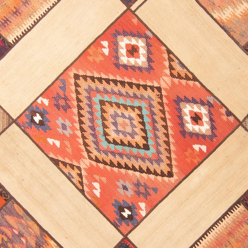 Tapete de trabalho em patchwork - 230 x 160 cm - multicolorido