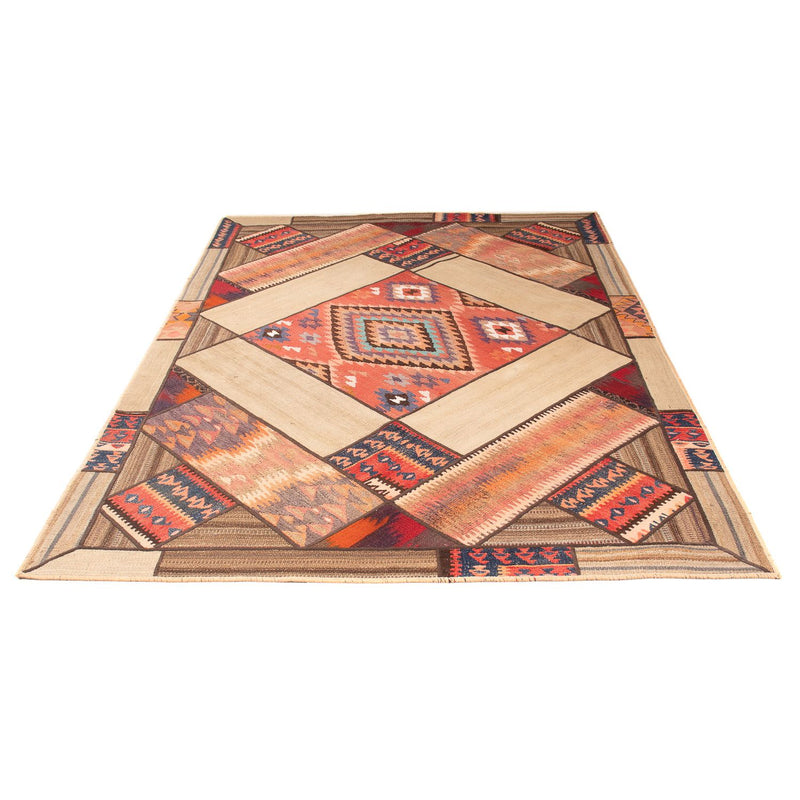 Tapete de trabalho em patchwork - 230 x 160 cm - multicolorido