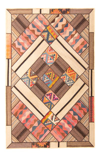 Tapete de trabalho em patchwork 160x230cm - Perserteppich Wollteppich – product image