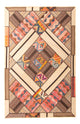 Tapete de trabalho em patchwork 160x230cm - Perserteppich Wollteppich