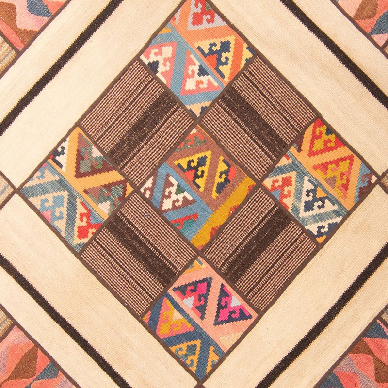 Tapete de trabalho em patchwork 160x230cm - Perserteppich Wollteppich