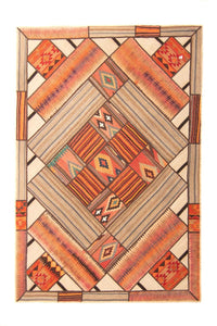 Tapete de trabalho em patchwork 160x230cm - Perserteppich Wollteppich – product image
